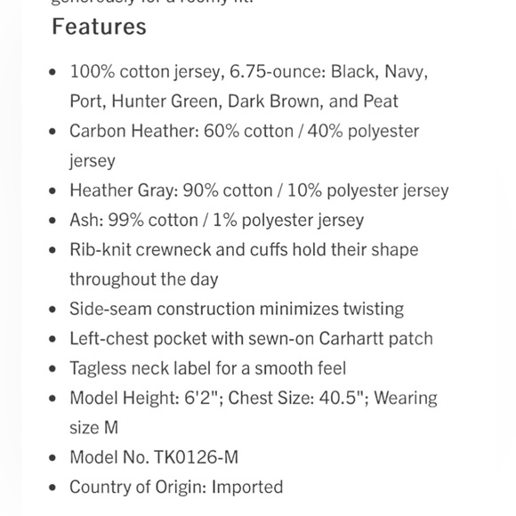 Carhartt LS Heavyweight Loose Fit - Picture 7 of 11